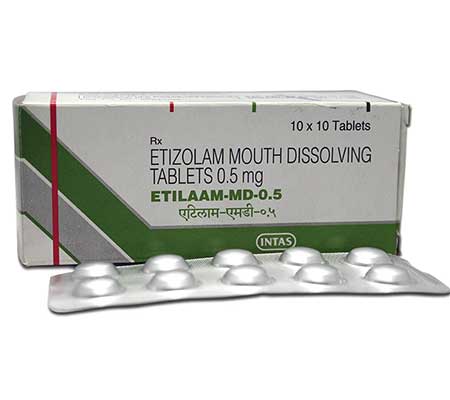 Antidepressants Etilaam MD 0.5 mg Etilaam Intas